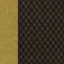 Double Color Washi Takumi Hanabishi schwarz-gold 15 cm, 5...