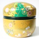 Teedose "Hanafubuki",  Bonbondose  grün