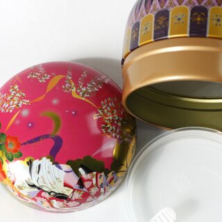 Teedose Hofdame Junihitoe, Bonbondose  rosa