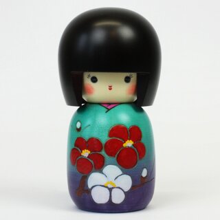 Kokeshi Tsubaki - Kamelie, 13 cm
