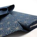 Meterware Sashiko, vorgedruckter Stoff Asa no Ha zum...