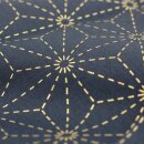 Meterware Sashiko, vorgedruckter Stoff Asa no Ha zum...
