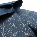 Meterware Sashiko, vorgedruckter Stoff Asa no Ha zum Besticken