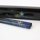 Essstäbchen mit Case "Hana Yuzen" blau, Stäbchen mit Transportbehälter