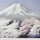 Grußkarte "Fujisan im Frühling", Doppelkarte mit Umschlag
