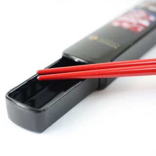 Essst�bchen mit Case Utamaro, St�bchen mit Transportbeh�lter