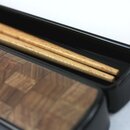 Essstäbchen mit Case, Holzdesign, Stäbchen mit...