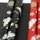 Essstäbchen Paar-Set Häschen & Mond, schwarz & rot