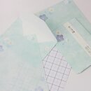 Briefpapierset "Yuki-Ume", 19 x 14 cm, + Umschläge