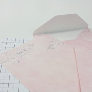 Briefpapierset Sakura, 19 x 14 cm, + Umschläge