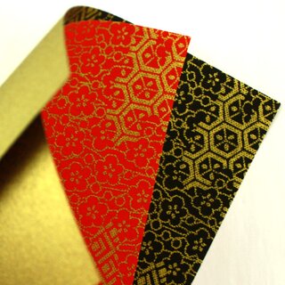 Double Color Takumi schwarz,R�ckseite gold 47 x 31 cm