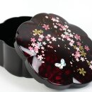 Lackdose Kirschblüten & Schmetterlinge, 11 cm...