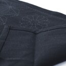 Tischset Sashiko "Kiku & Asa no Ha" 24 x 34 cm, mit Stickgarn & Nadel