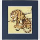 Kunstdruck im Wechselrahmen Tiger, 19,5 x 18,3 cm