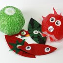 Papierluftballons, großes Set mit 6 Stück