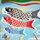 Washi-Bildbogen Jungenfest mit Koinobori