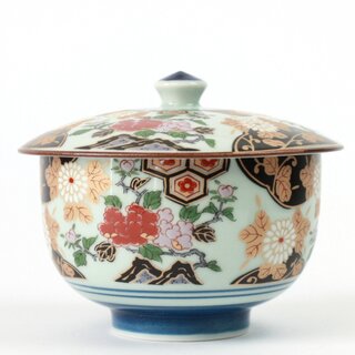 Teeschale P�onien, mit Deckel 150 ml