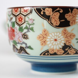 Teeschale P�onien, mit Deckel 150 ml