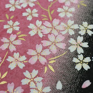2 Blatt B4 Washi Murasaki Sakura, 360x255cm