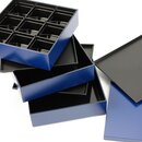 Bentobox, Partybox, dreistöckig, dunkelblau