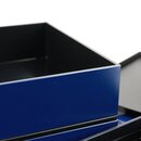 Bentobox, Partybox, dreistöckig, dunkelblau