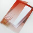 Klarsichtmappe Blauregen & Fächer, 21,7 x 13,5 cm