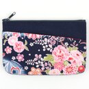 Kosmetiktasche Hanagoyomi dunkelblau