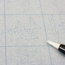 Sui Script Übungsset für Endlosverwendung, inkl. Stift