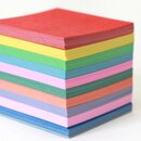 Mini Mini Origami 4 cm, 2 x 500 Blatt in 10 Farben