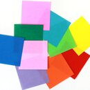 Mini Mini Origami 4 cm, 2 x 500 Blatt in 10 Farben