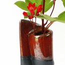 Kleine Vase Maki anthrazit, 14 cm hoch