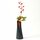 Kleine Vase Maki anthrazit, 14 cm hoch