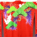 Festkimono rotgrundig, second-hand