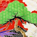 Festkimono rotgrundig, second-hand