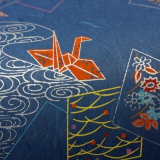 DC Washibogen Aotsuru 55 x 80 cm