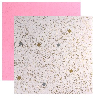 Double Color Sunaba ura pink- R�ckseite pink, 24 cm, 10 Blatt