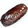 Schale oval rotbraun, 20 x 9,5 cm