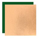 Double Color Metallic Papier Kupfer Mix 15 cm