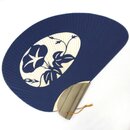 Blattf�cher Uchiwa Trichterwinde blau,  seitlicher Griff