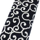 Fächeretui Karakusa schwarz, 23 cm lang
