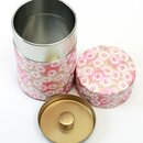 Teedose Nadeshiko rosa 100 g, mit Metalldeckel