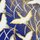 Teedose Kranich 100 g, blau, mit Metalldeckel