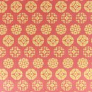 DC Flower Pattern rot, Rckseite rot, 96 x 65 cm