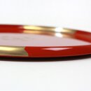 Lacktablett Ume no hana rot  30 cm Ø