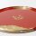 Lacktablett Ume no hana rot  30 cm Ø