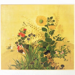 Kunstdruck Shiki no Hana von Suzuki Kiitsu, 27 x 24 cm