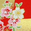 Washibogen Ichimatsu Sakura, gold-rot 48 x 64 cm