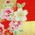 Washibogen Ichimatsu Sakura, gold-rot 48 x 64 cm