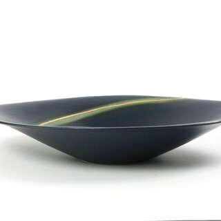 Ikebanaschale nachtblau 37 x 26 cm