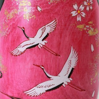Kokeshi Hisho Tsuru (fliegender Kranich) 15,5 cm